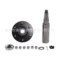 6-139.7 Hole Hub 6 Trailer Axle Head Trailer 2.7 Half Axle Assembly Hub Axle Head Ton Unit Haba Head