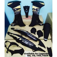 coverset dan sticker motor yamaha lagenda SRL 105 , 110 , 110Z dan 110ZR RC edition 2020 jupiter