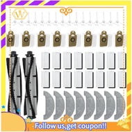 【W】For  H14, Innos R7,LIHHAS LH90 Main Side Brush Hepa Filter Mop Cloth Dust Bag Accessories Spare P