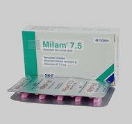 MILAM 7.5 MG VITAMIN 1 PAPAN 10 TABLETS 4 PAPAN 40 TABLETS..