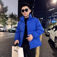 Men's Handsome Stand-Up Collar Padded Jacket - Thickened Warm Winter Coat