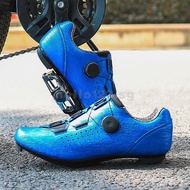 Road Cycling Shoes Professional Cycling Shoes Road Bike Shoes Cleats Shoes QXAF