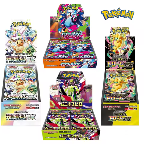Pokemon Cards Original Trading SV8a PTCG Cartoon Japanese M3 M2a Booster Pack Original Box MEGA Comp