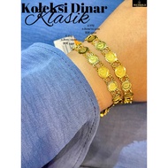 RICHGOLD JEWELS Rantai Tangan dinar emas 916 / Dinar Bracelet 22k