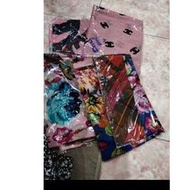 TUDUNG BAWAL/SHAWL LELONG BERCORAK 3 HELAI