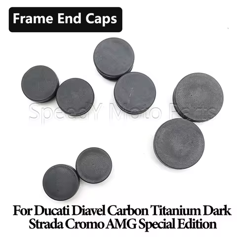 Motorcycle Frame End Caps Cover Plug Frame Hole Plug For Ducati Diavel Carbon Titanium Dark Strada C