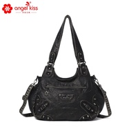 Angel's Kiss Riveted Retro Tote Bag - Large Capacity & Versatile Style