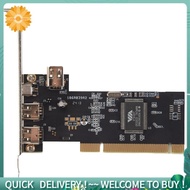 3 Port IEEE 1394 Firewire Card PCI Firewire Adapter IEEE 1394 PCI Controller Card for Desktop PC
