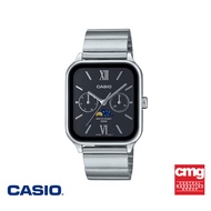 CASIO นาฬิกาข้อมือ รุ่น MTP-M305D-1A2VDF สายสเตนเลสสตีล สีดำ