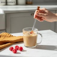 NAY Bear Shape Glass Spoon for Coffee Unique Colorful Kitchen Dessert Cake Scoop for Tea Time Gather