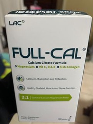 [ LAC ] Full-CAL 優鎂鈣  3g x 30入 全新