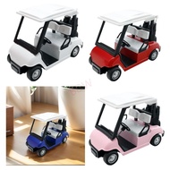 BDW Alloy Pullback Golf Cart Model Cake Toppers Home Display Educational Toy