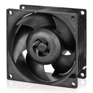 ARCTIC S8038-10K - Fan, 80x80x38 mm, 500-10000 RPM, PWM Regulated, 4-pin Connector, 12 V DC, Black