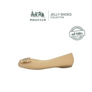 POLO CLUB รองเท้าคัทชูยาง รุ่น JL-1940 สีกากี | รองเท้าคัทชูผู้หญิง รองเท้าหัวมน