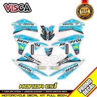 Decal Cs1 Full Body Stiker Cs1 Full Body Striping Cs1 Full Body Striping Honda Cs 1 Variasi Repsol