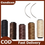 Csndices 1 Pcs Weaving Threads With 2 Pcs C Shaped Needles Hair Salon Supplies Crochet Hook Needle W