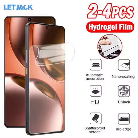 2-4Piece Full Cover Hydrogel Film for Realme GT 7 GT 7T GT7 GT6 GT5 GT3 GT2 Pro C35 C33 C31 C30 Expl
