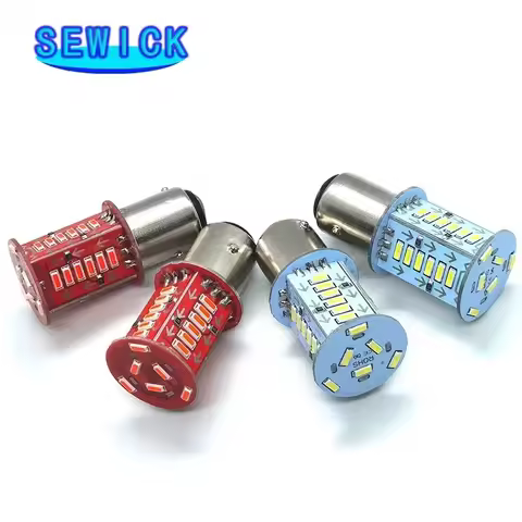 100Pcs 1156 BA15S P21W 1157 BAY15D P21/5W Led Bulb Car Tail Bulb Brake Lights Reverse Lamp Turn Sign