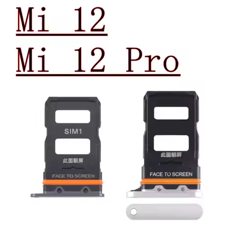 For Xiaomi 12 Pro SIM Card Tray Slot Holder Adapter Socket Repair Parts Mi 12X 12s Pro