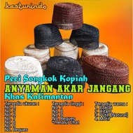 Songkok Cap Cap Skullcap Root Janggang Ayaman Rattan Typical Of Banjar Kalimantan Dayak Copy