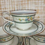Noritake Ivory Amenity 7228 Cups and Saucers
