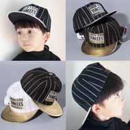 ✨ Kimi ๑ Children Baseball Caps Boy Girl Hat Cartoon Alphabet Hip Hop Flat Hat Kids Fashion Caps