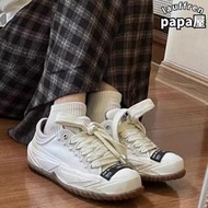 鶴棣vtvn三角帆布鞋學生百搭流行板鞋潮流休閒運動鞋男女款