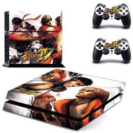 全新Street Fighter Ken Ryu 龍 PS4 Playstation 4保護貼 有趣貼紙 (包主機底面+2個手掣)