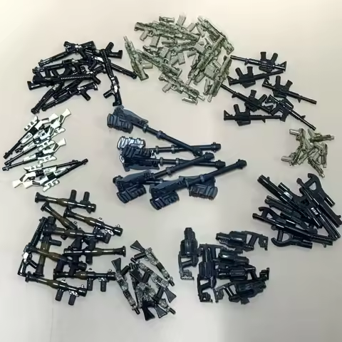 Set Gravity Hammer Rifle Shotgun Weapons For Mega Bloks Construx Convent UNSC Call of Duty Soldier A