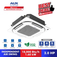 AUX Ultra Thin Inverter Ceiling Cassette Q series with Independent Air Swing Control (2HP/2.5HP/3HP/