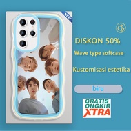Samsung A71 S20 PLUS S21 FE Note 10 20 Plus S22 ULTRA 5G 10th birthday phone case EXO colorful wave 