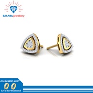 Anting Berlian Tusuk Asli/Original Eropa 0,27