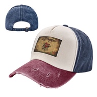 New Style Ed Hardy (3) Cowboy Contrast Color Washable Hat Adult Cowboy Hat Old Hat 100% Cotton Curve