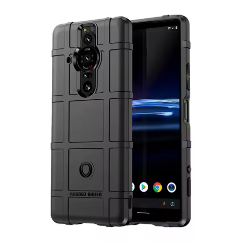 Rugged Armor Case for Sony Xperia Pro I Solid Tactical Shield Case for Sony Xperia Pro i Full Protec