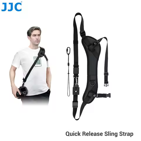 JJC Quick Release Strap with Arca Swiss for Canon EOS R8 R6 Nikon Z9 Z8 Z f Z5 Sony A7CR Sony a7 IV 