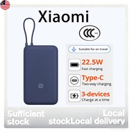 Xiaomi 10000 mAh/20000 mAh power bank with built-in fast charging cable, （3c certification）