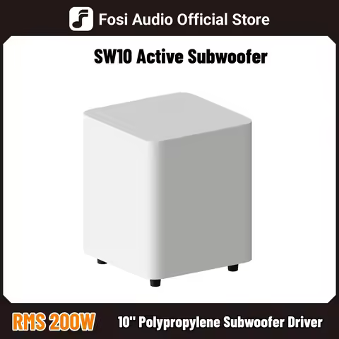 Fosi Audio SW10 Active Subwoofer HiFi 500W Peak Power Subwoofer 10-inch Driver Home Theater Audio Sp