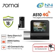 [New Launch] 70mai A510 Dash Cam Dual Vision Car Recorder with GPS ADAS