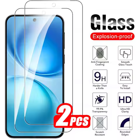2Pcs Tempered Glass For vivo X200 FE 5g Protective Glass For Vivo X 200 FE X200FE 6.31 inches Screen