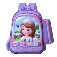 bag school backpack for children going to grade 1, 2, size 37cm, made of waterproof and scratch-resi