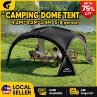 Outdoor Portable Tent Shelter Dome Tent with Door Cloth Camping Dome Tent Mounthiker Dome For Family