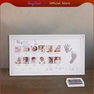 MagiDeal Baby Photo Frame Newborn DIY 0-12 Month Kids Gift My First Year Baby Shower Picture Frame w