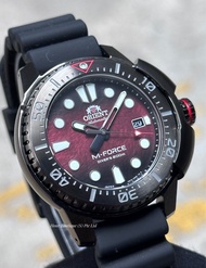 Brand New Orient M-Force Limited Edition Red Textured Dial Men's Automatic Divers Watch RA-AC0L09R