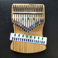 Kalimba key stickers, Kalimba decoration stickers 8/10/17 keys