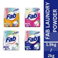 FAB Detergent Laundry Powder (1.9kg/2kg)