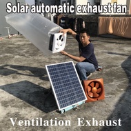 Solar ventilation fan DC12V exhaust household kitchen bathroom strong exhaust fan basement ventilation exhaust fan