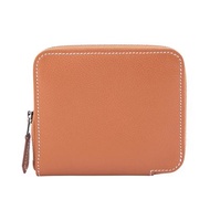 Hermes SILK in Wallet 絲巾短夾(棕色/海軍藍)平行輸入