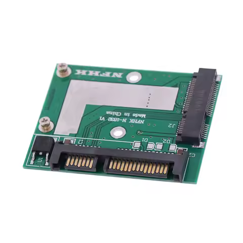 (.) MSATA SSD To 2.5'' SATA 6.0gps Adapter Converter Card Module Board Mini Pcie Ssd