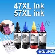 Compatible Canon  47  57  ink PG-47 CL-57 ink PG47XL CL57XL refillable ink for Canon E400/E410/E460/
