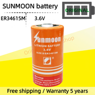 SUNMOON ER34615M battery power type 3.6V flow meter gas meter No. 1 lithium battery alarm ER34615 ba